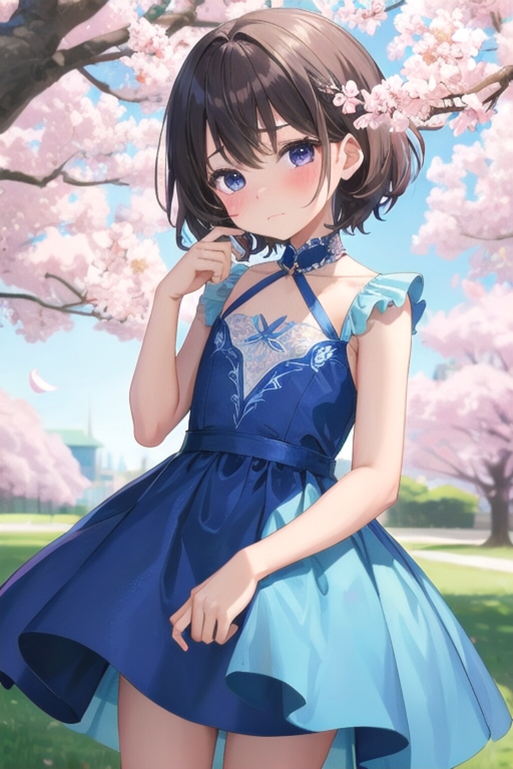 桜が似合う男の娘