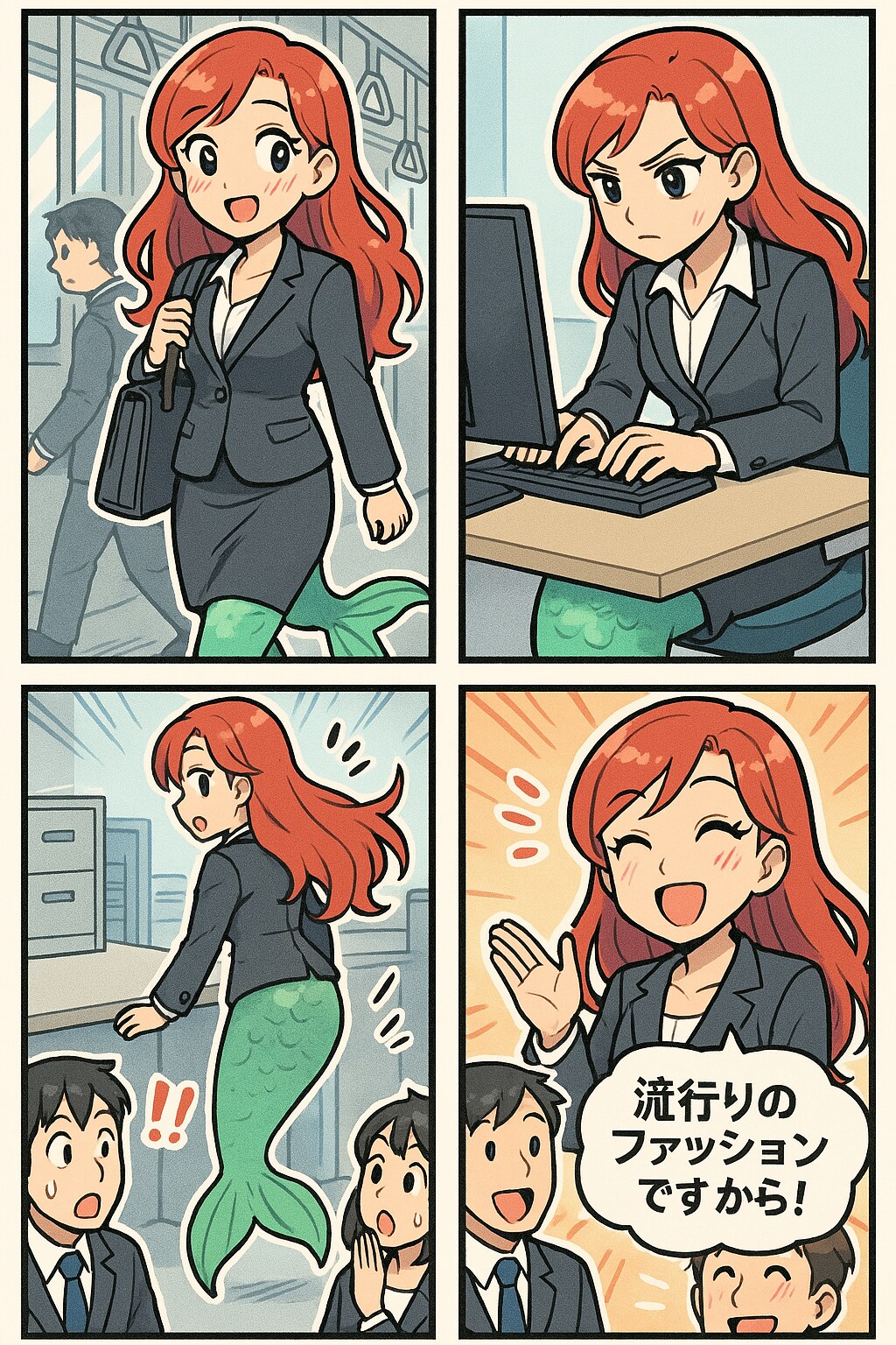現代社会で泳ぐ人魚姫