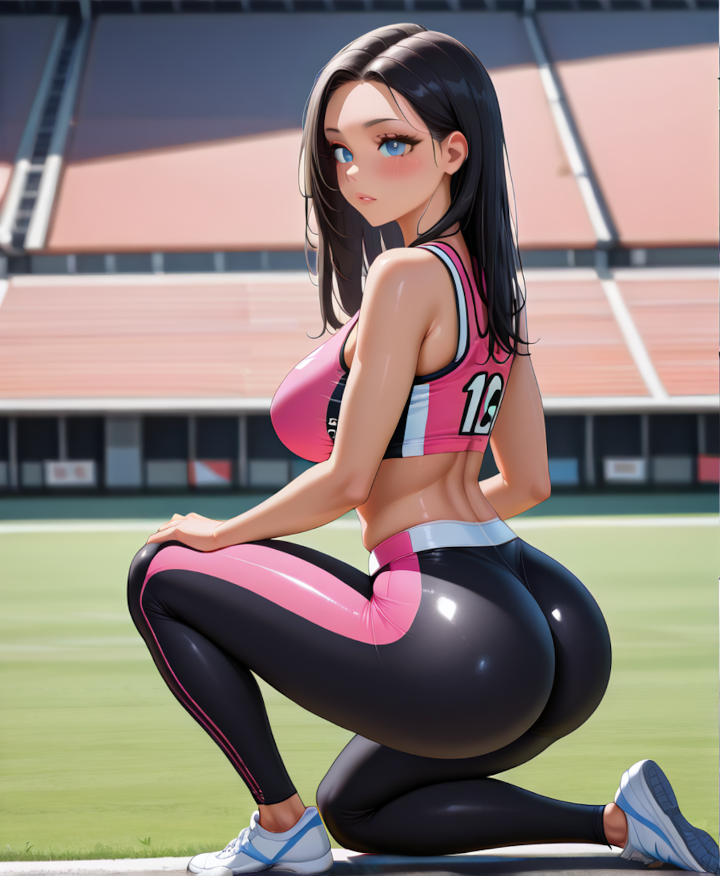 ランキング入り記念特典（おまけ）陸上バリエーション。