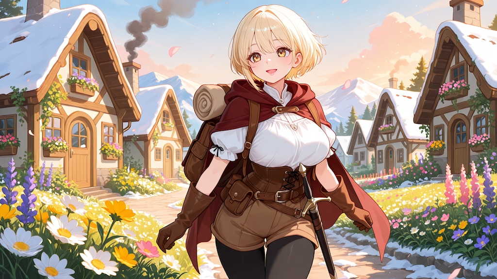 春の村