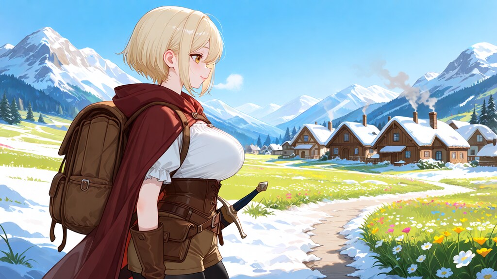春の村