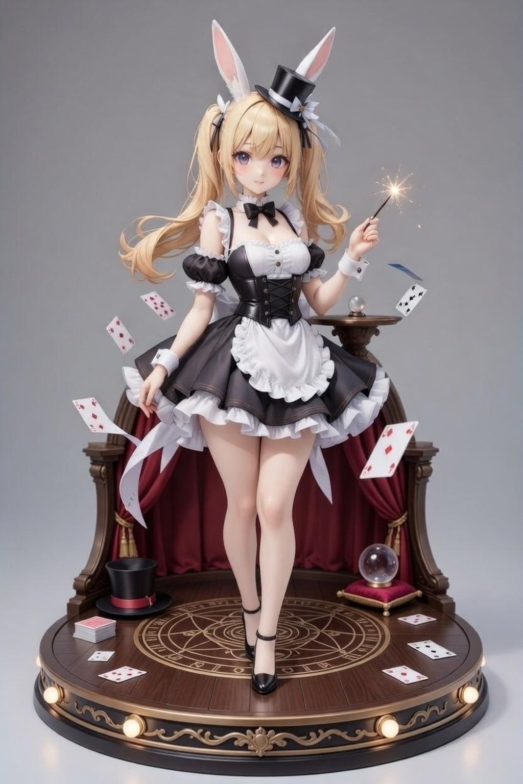 ウサギ×マジシャン×シルクハット