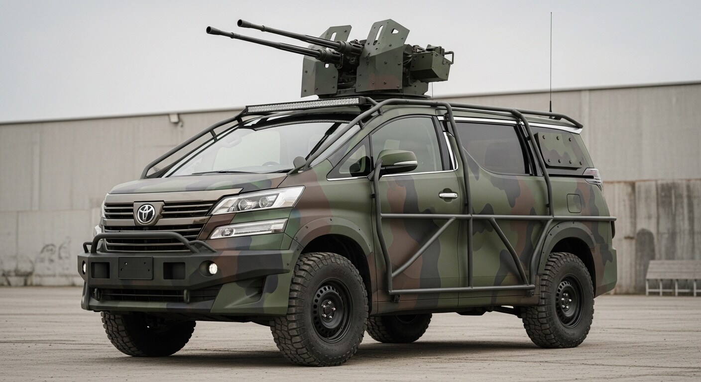 ヴェルファイア軍用車 | の人気AIイラスト・グラビア