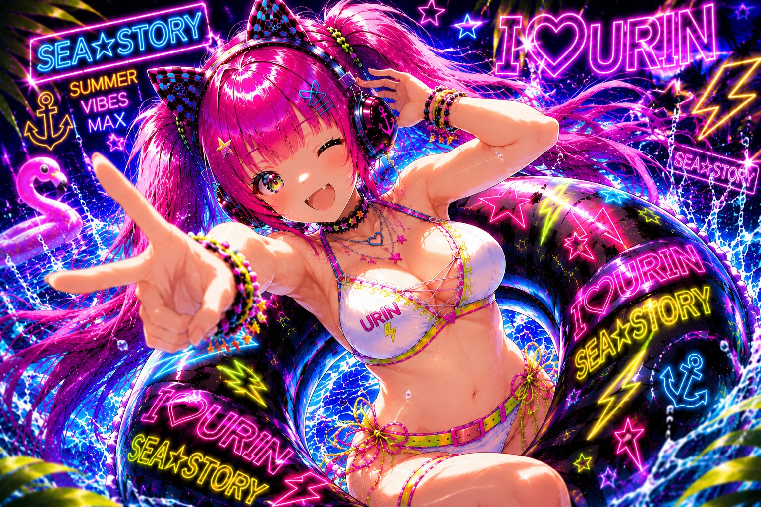 限界突破‼️  PC壁紙サイズ【FUNKY💫⭐︎GIRL】