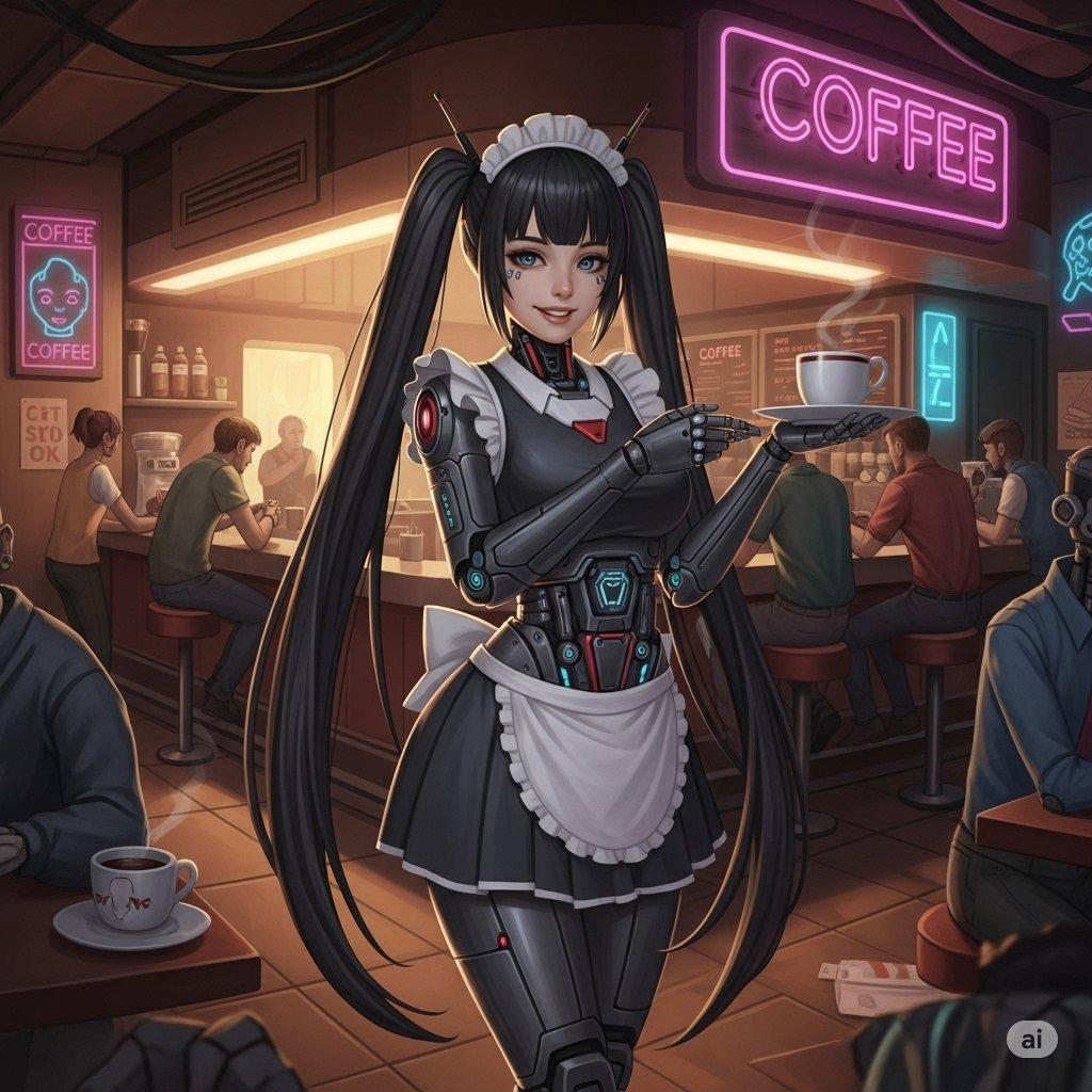 ロボットメイド | の人気AIイラスト・グラビア