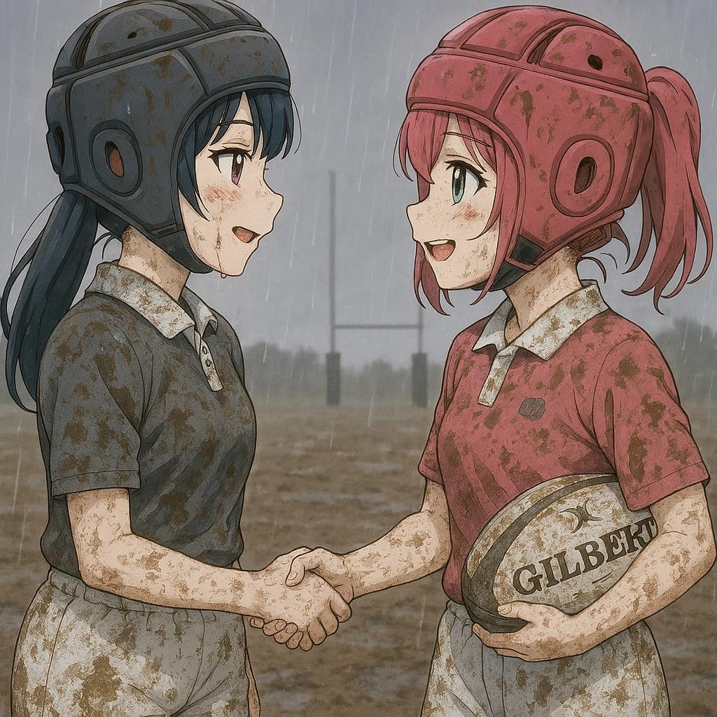 🏉泥まみれの女子ラグビー 151