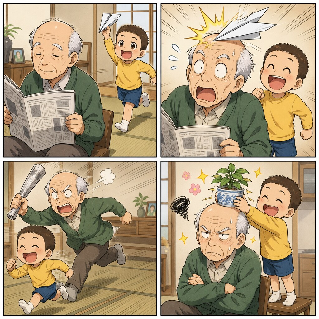 祖父と孫