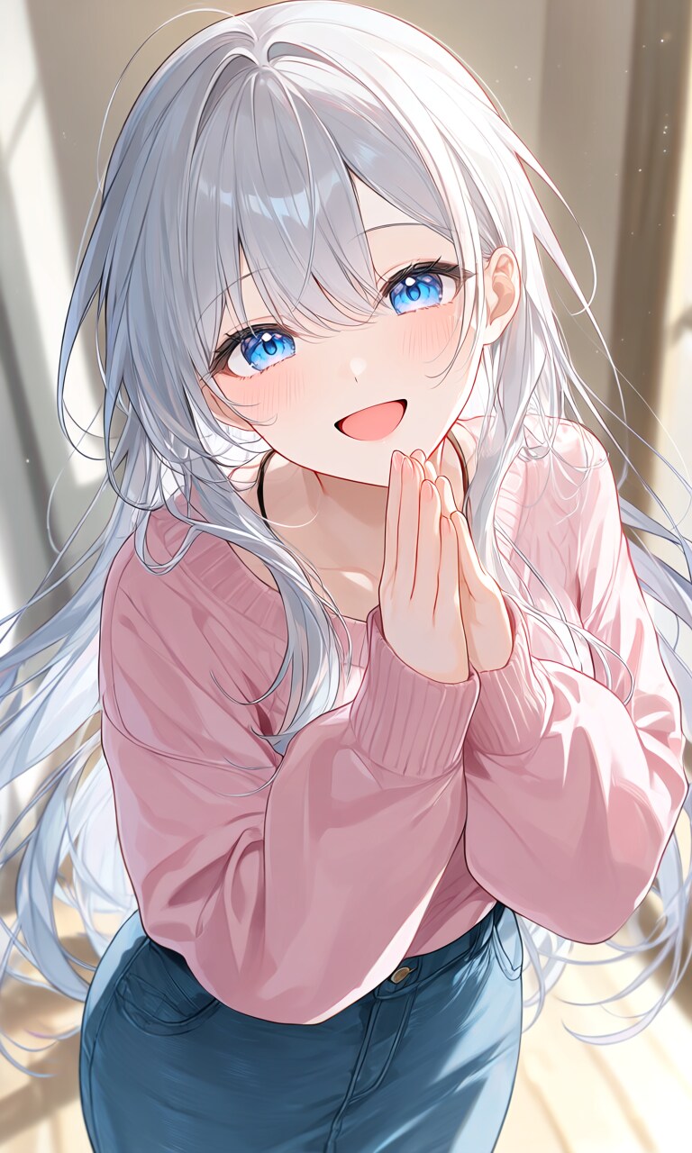 合掌する少女② | の人気AIイラスト・グラビア