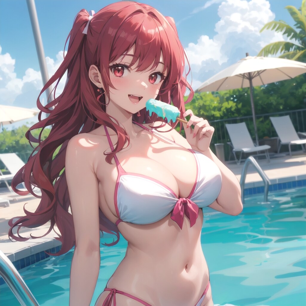 プールだぁ