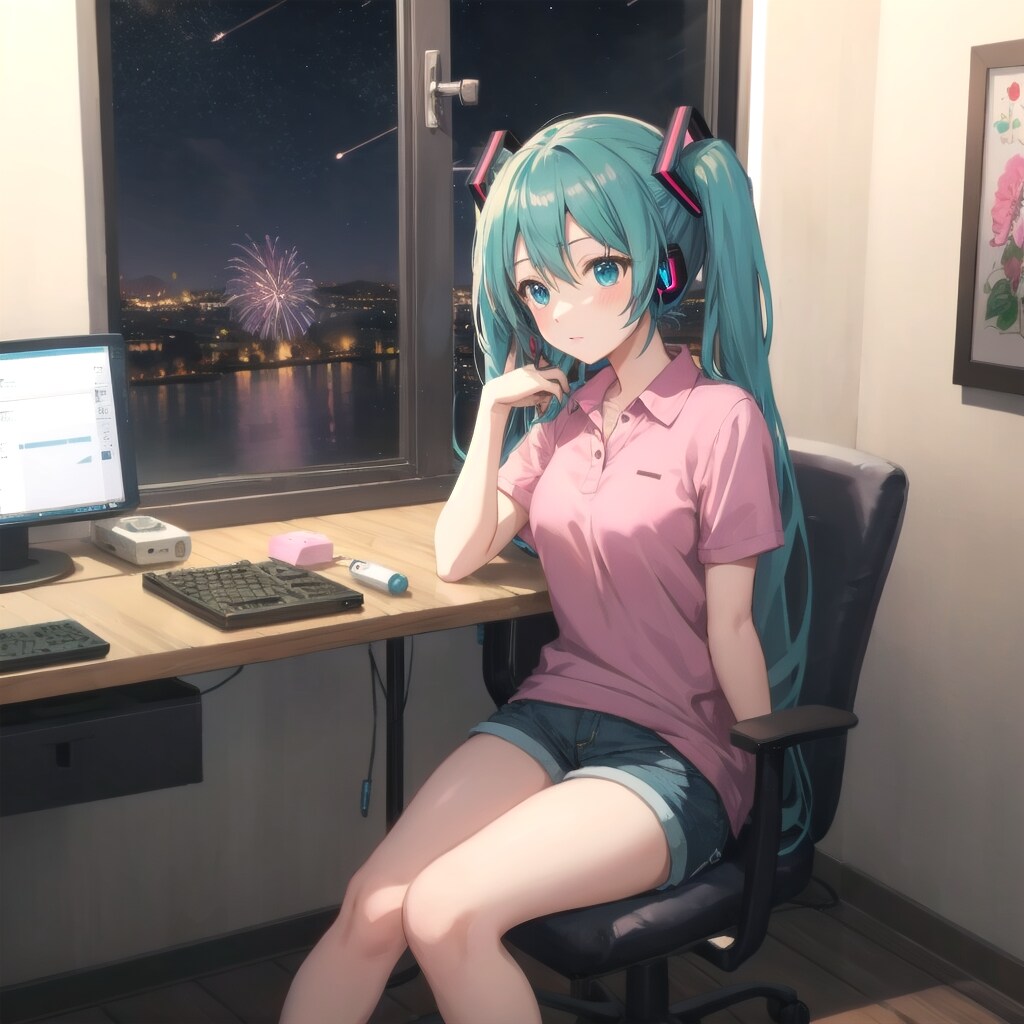 V4B　初音ミク | の人気AIイラスト・グラビア