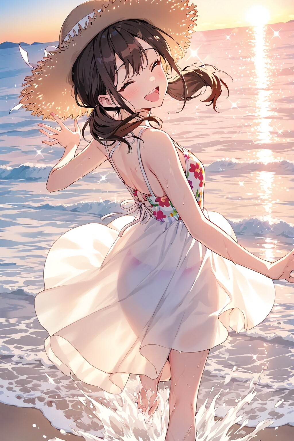 麦わら少女の夏