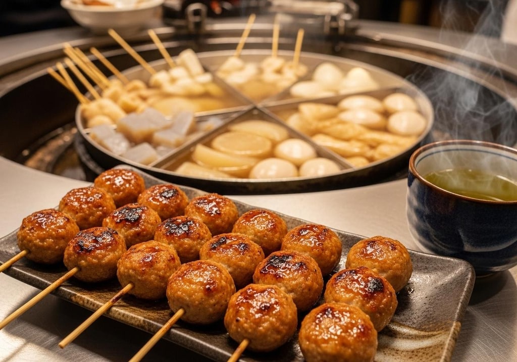 摩訶不思議食堂のつくねおでんセット