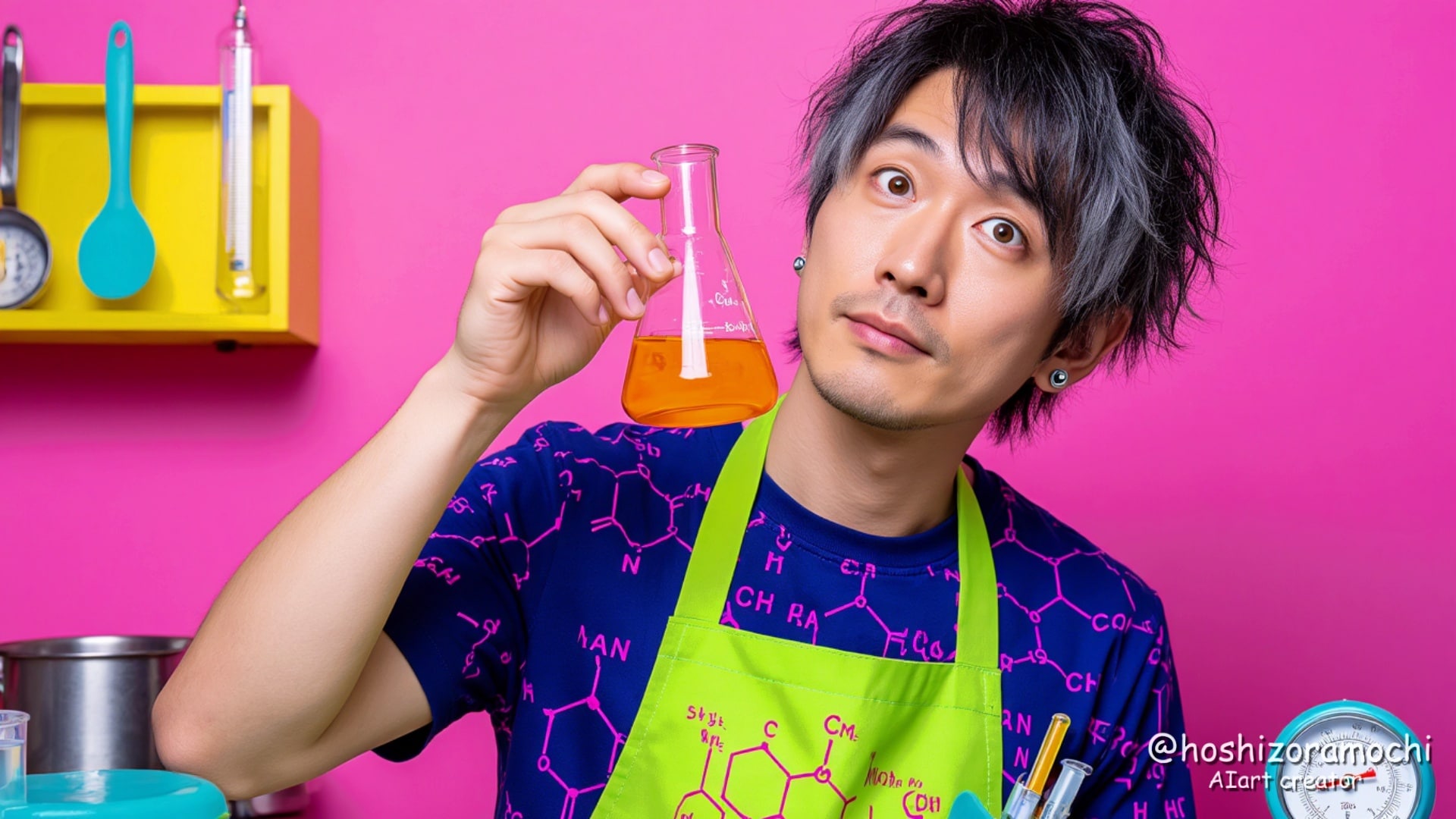 炎色反応が舞う化学式クッキングの異端児 | の人気AIイラスト・グラビア