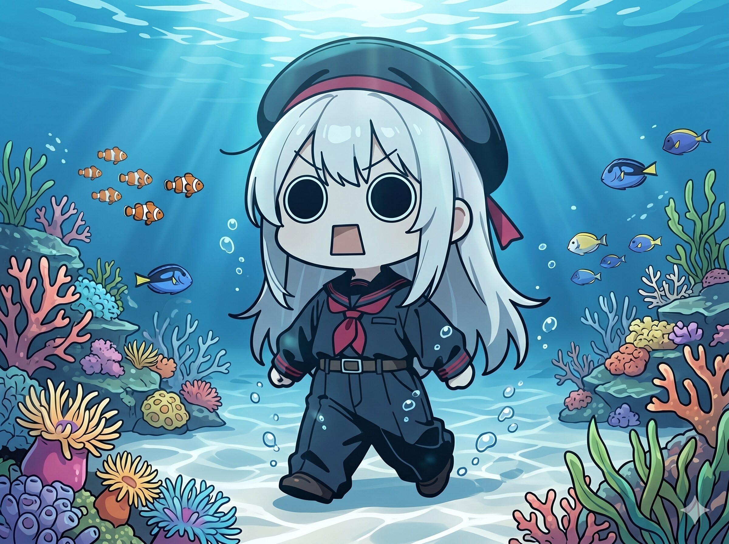 海中散歩えらいこっちゃ嬢