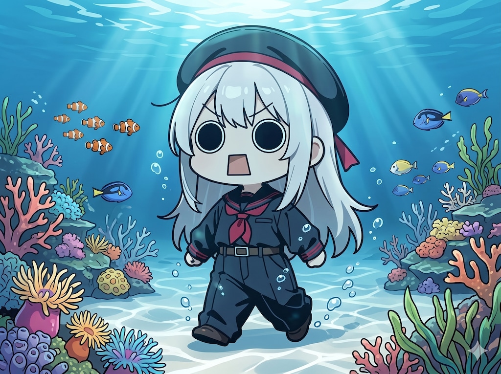 海中散歩えらいこっちゃ嬢