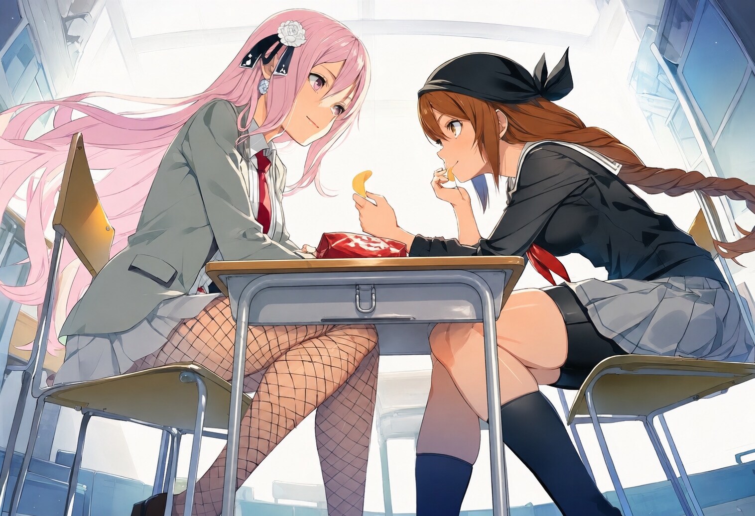 【誕生日FA御礼】愛花ちゃんと師匠のポテチ休憩