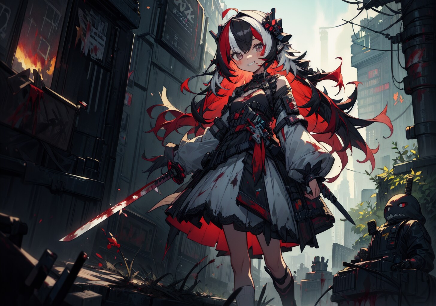 血濡れの少女