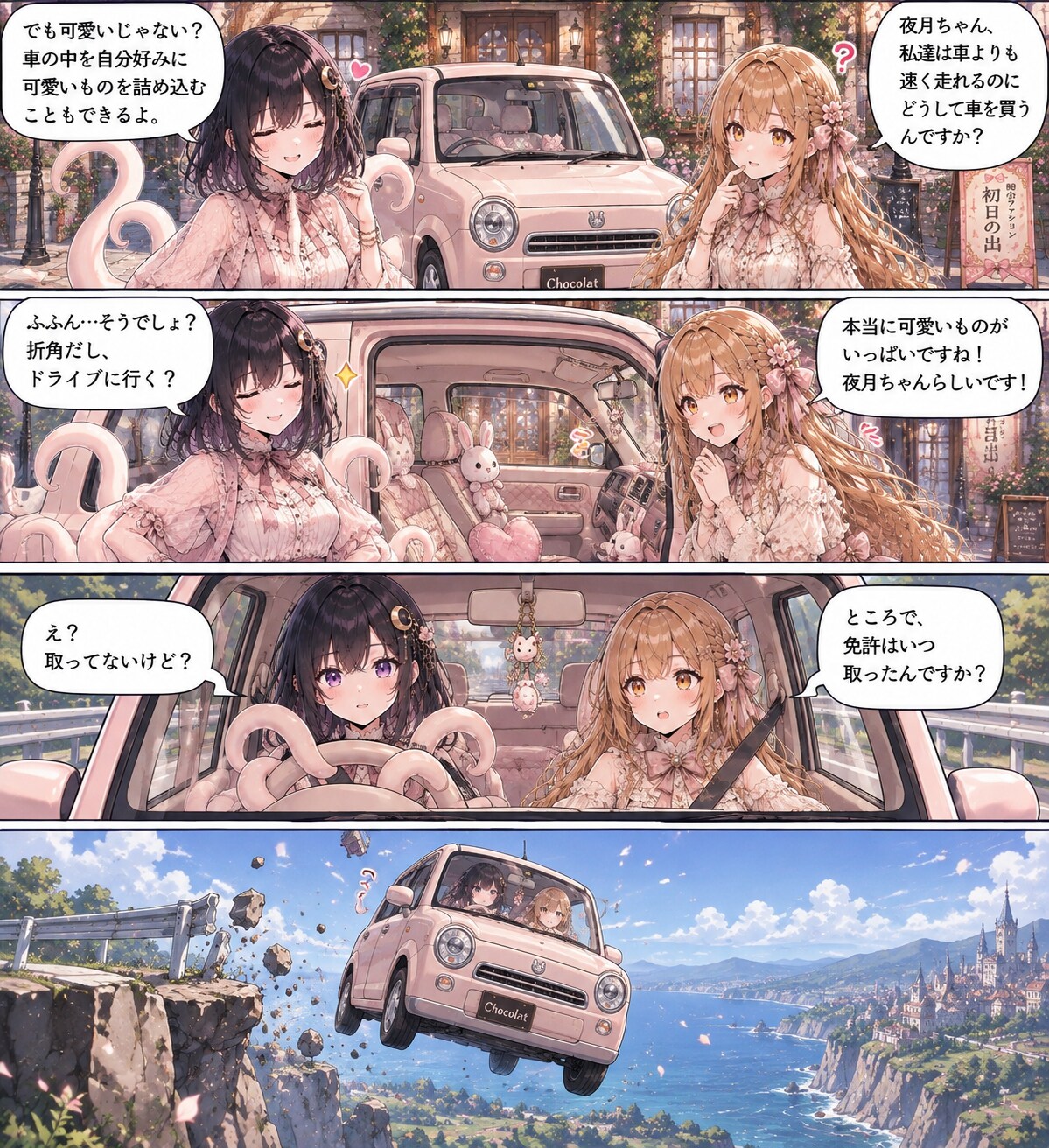 夜月ちゃんが車を持ったら | の人気AIイラスト・グラビア