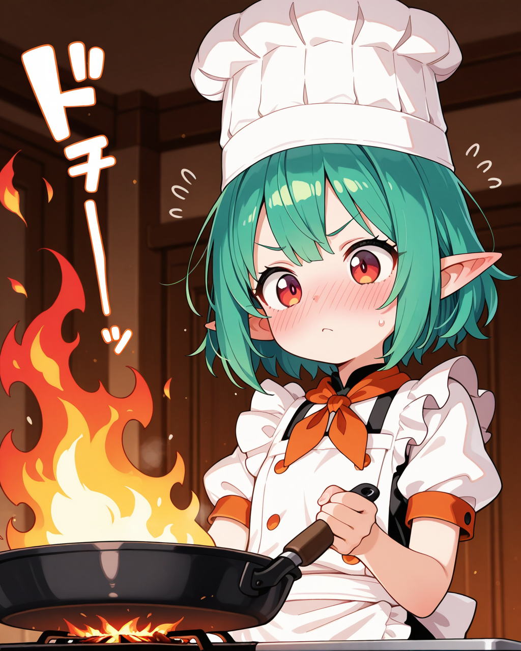 メイドの仕事は苦手だが料理は得意なうちのエルフさん