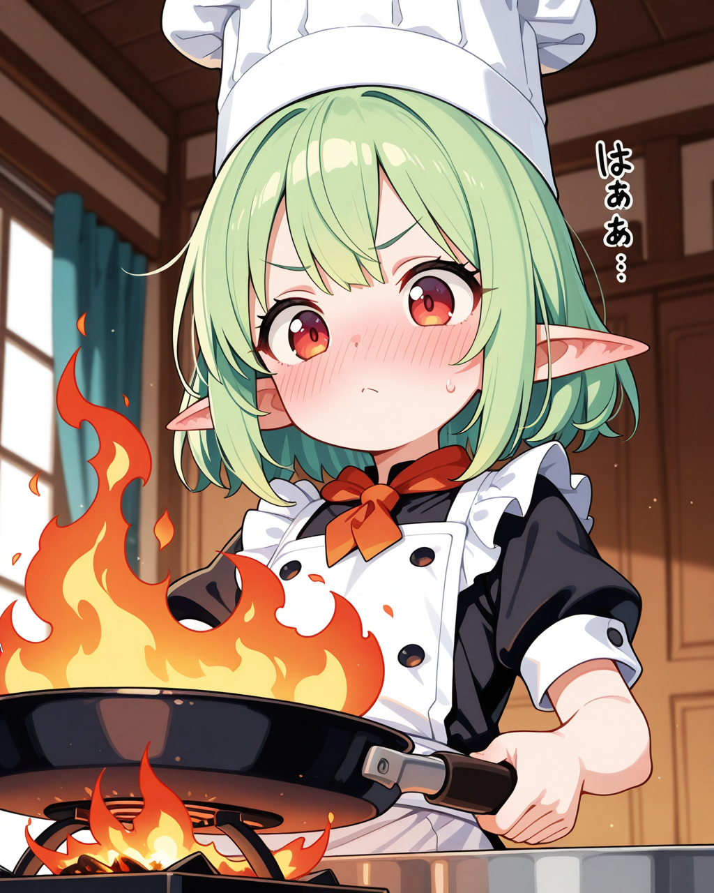 メイドの仕事は苦手だが料理は得意なうちのエルフさん