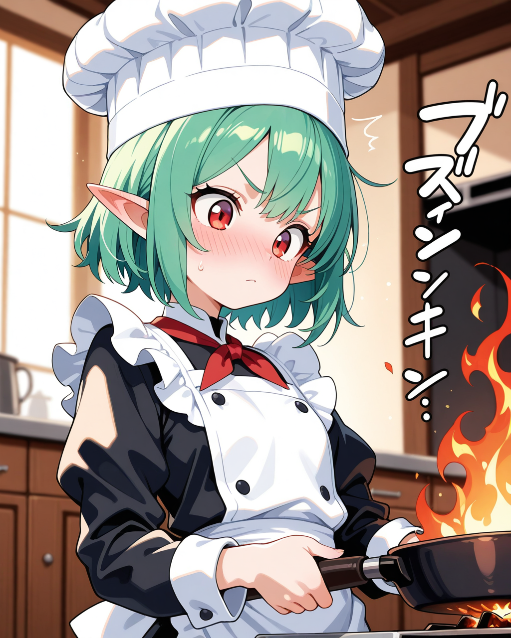 メイドの仕事は苦手だが料理は得意なうちのエルフさん