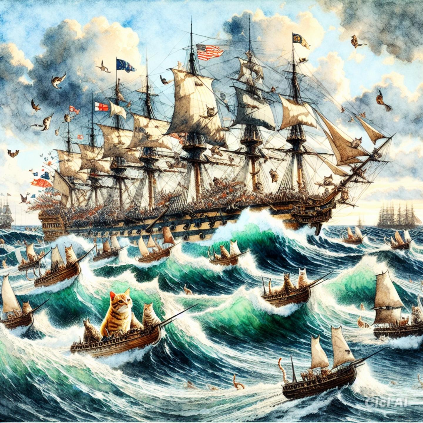 連合艦隊 | の人気AIイラスト・グラビア