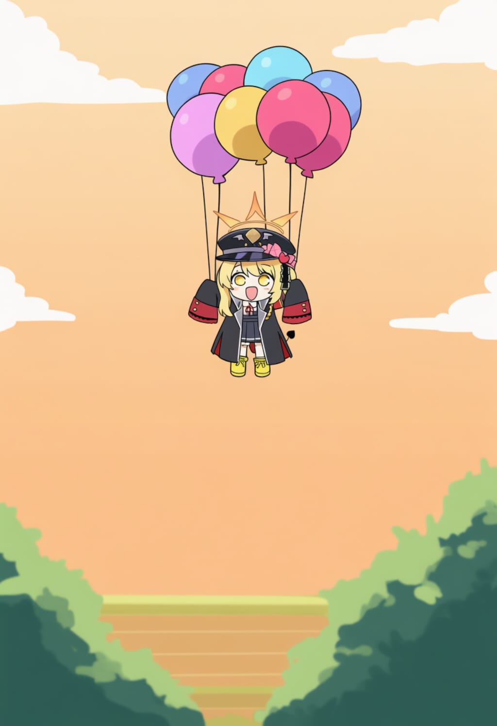 「飛べたぁ！」