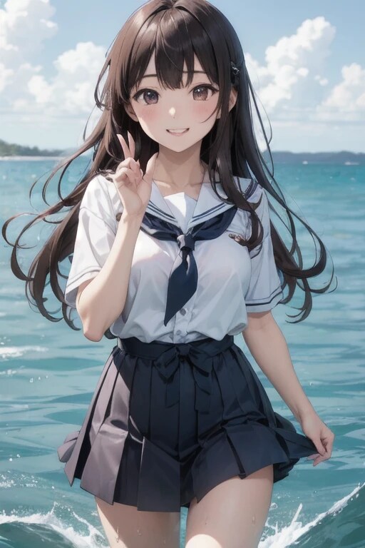 お水気持ちいいよっお兄ちゃん♪