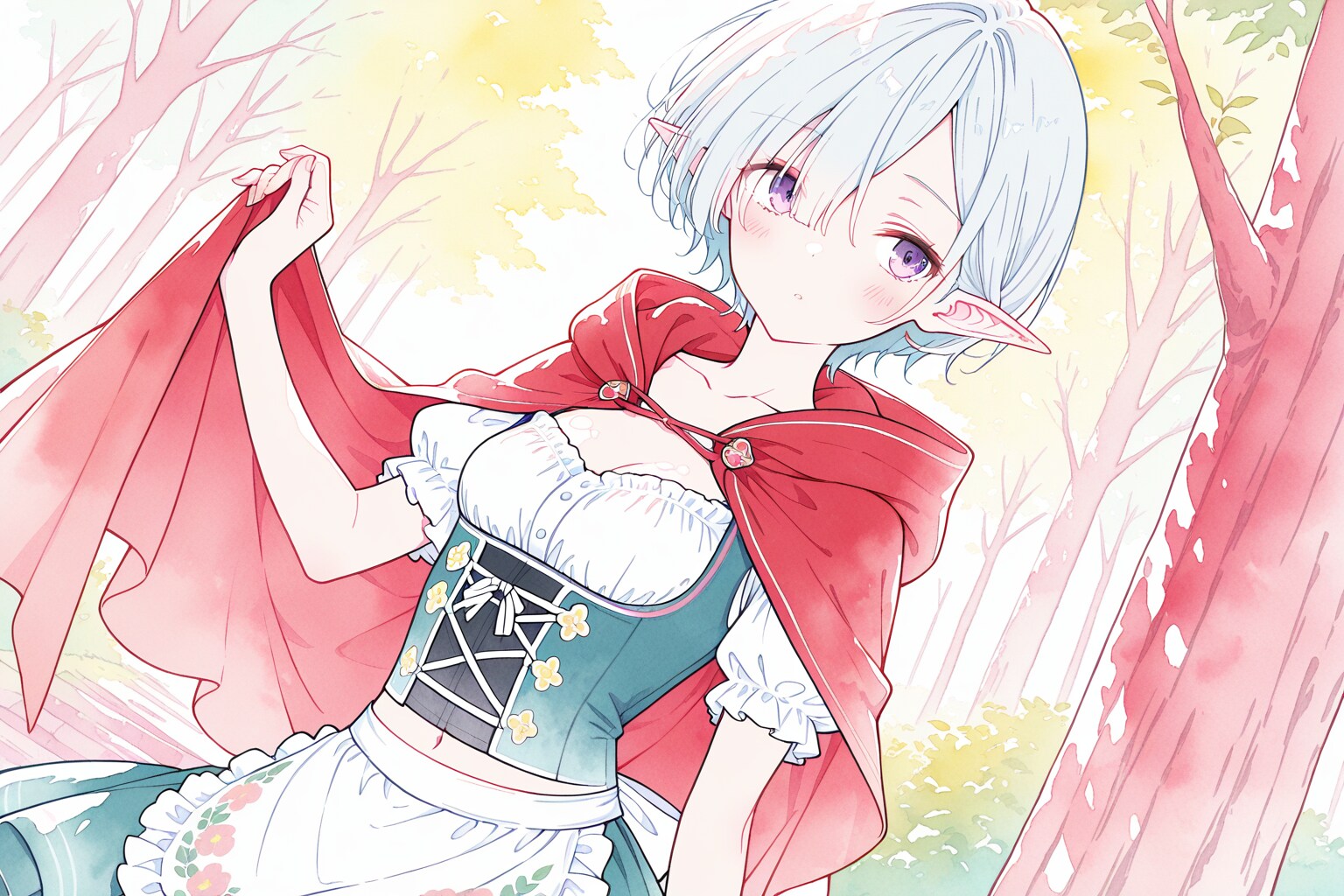 木漏れ日の森で | の人気AIイラスト・グラビア