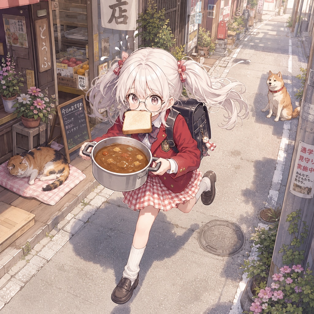 👓️🍛🍞🏃‍♀️