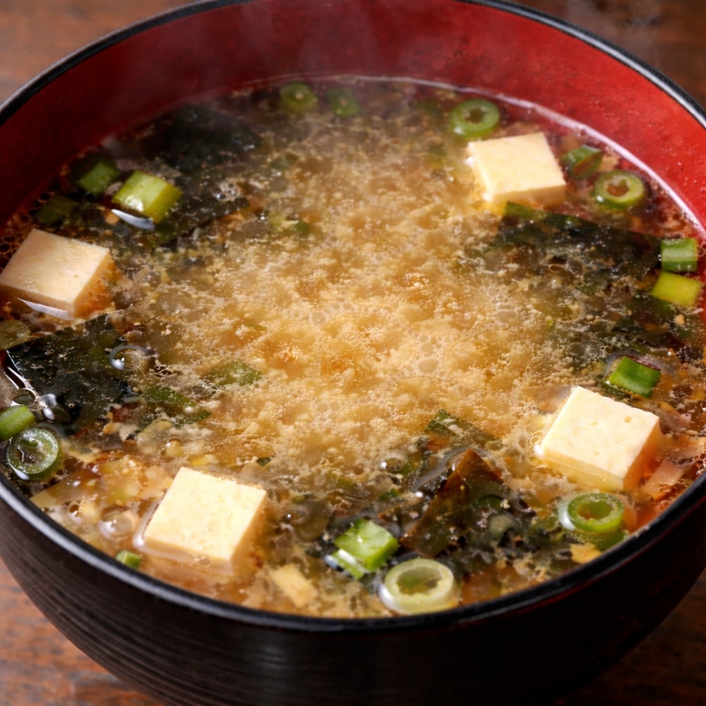 味噌汁の表面に現れるべナールセル