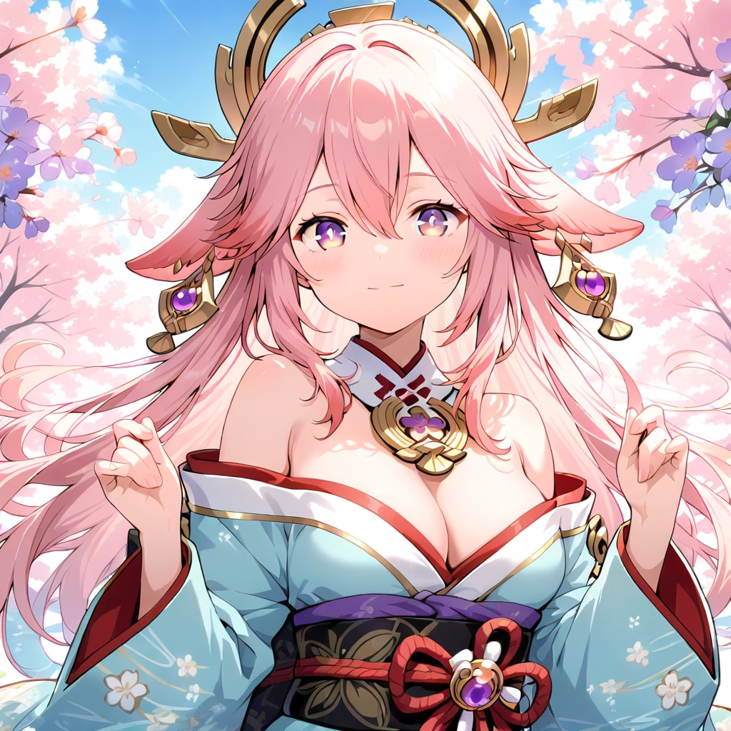 正月の晴れ着生成の失敗作①