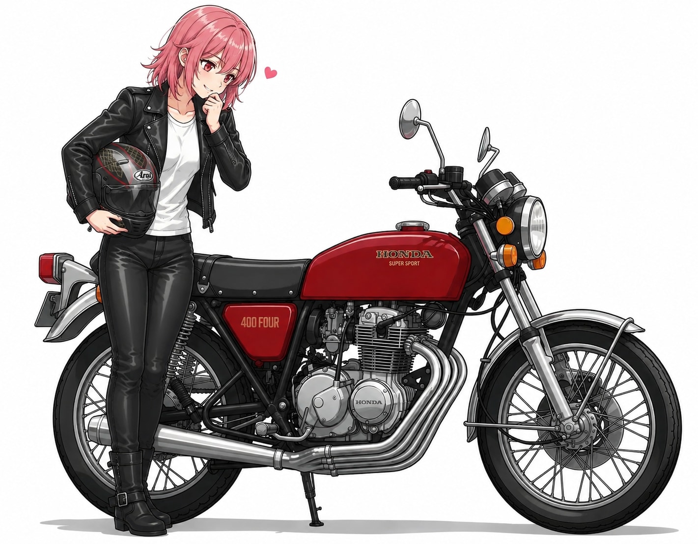 <リカちゃん>バイクを愛する