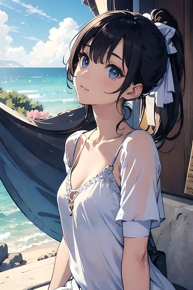 海風香る朝