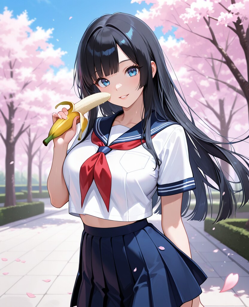 桜とバナナ