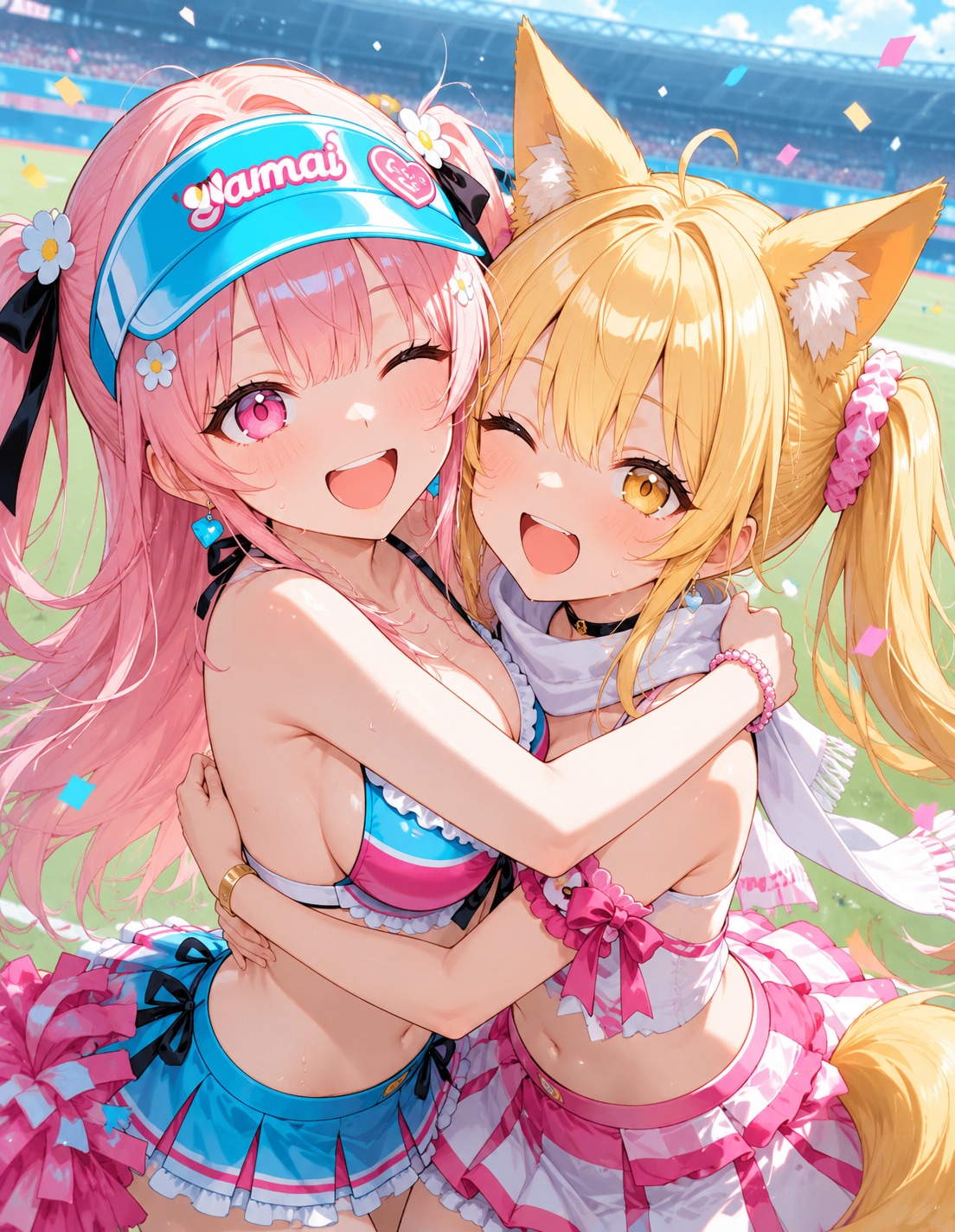 愛花ちゃんぎゅー💕💕💕