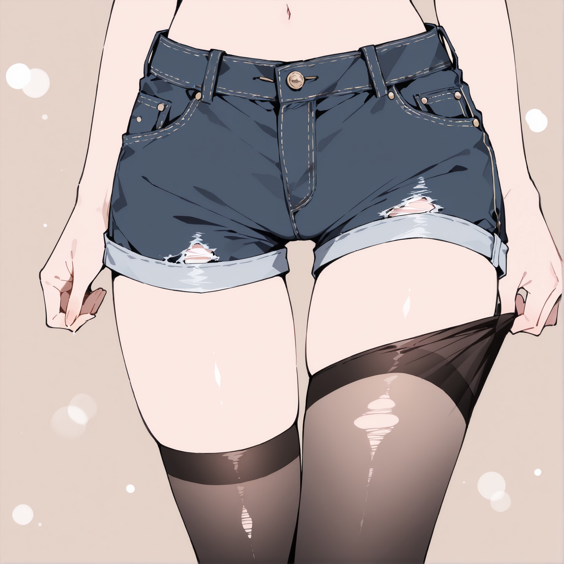 持っていないとずり落ちるので💦 | の人気AIイラスト・グラビア