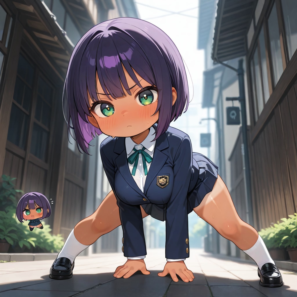 435 不機嫌日焼けっ子