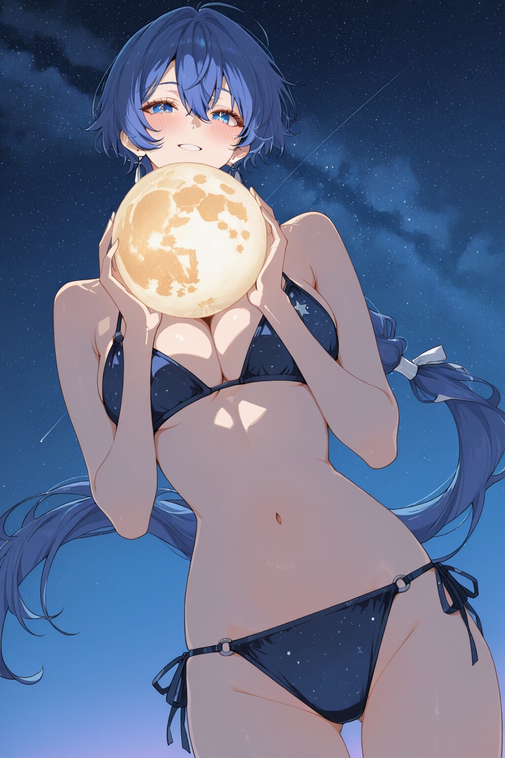 リゾート地の夜空