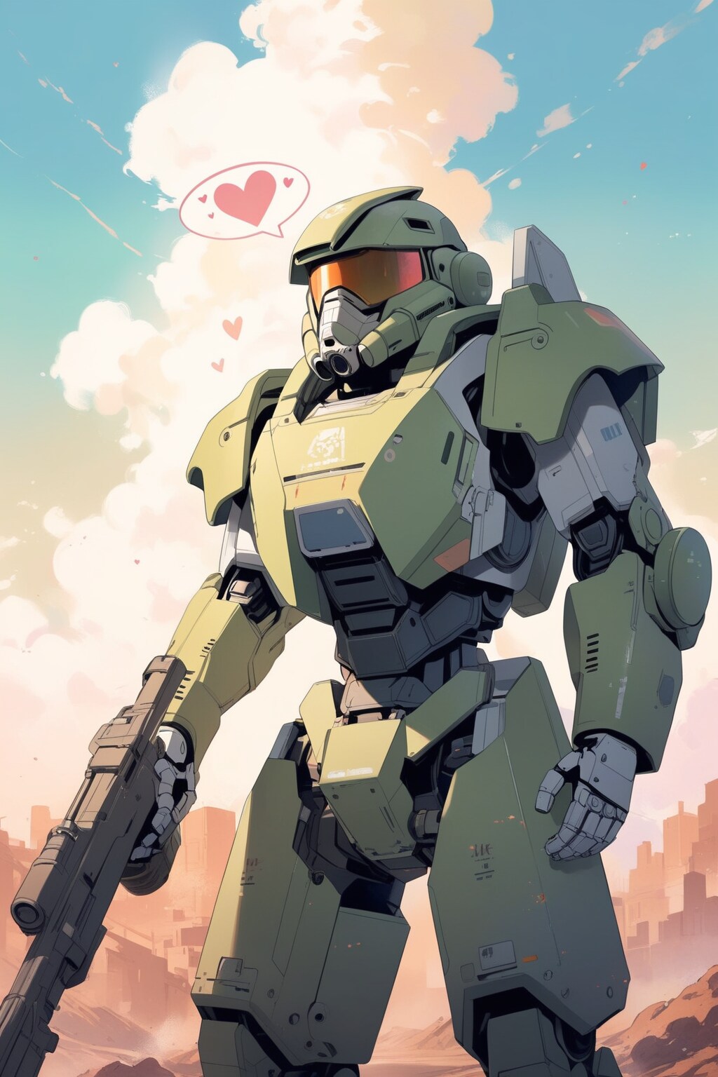 パワードスーツ〇子 | の人気AIイラスト・グラビア