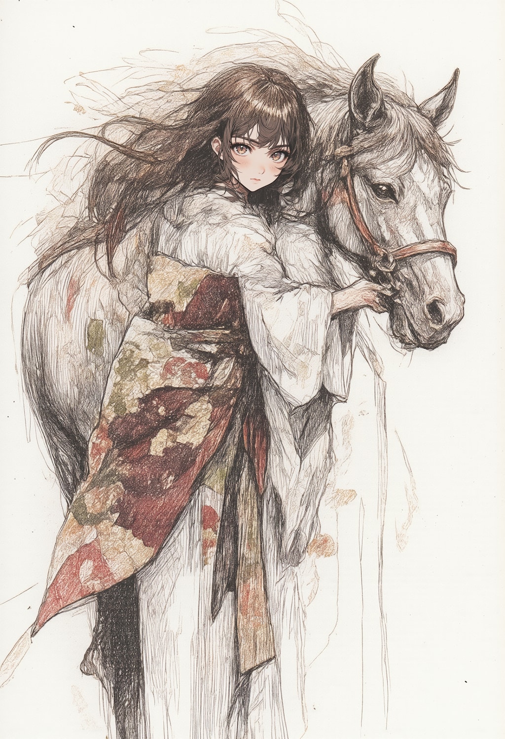 馬と少女 3