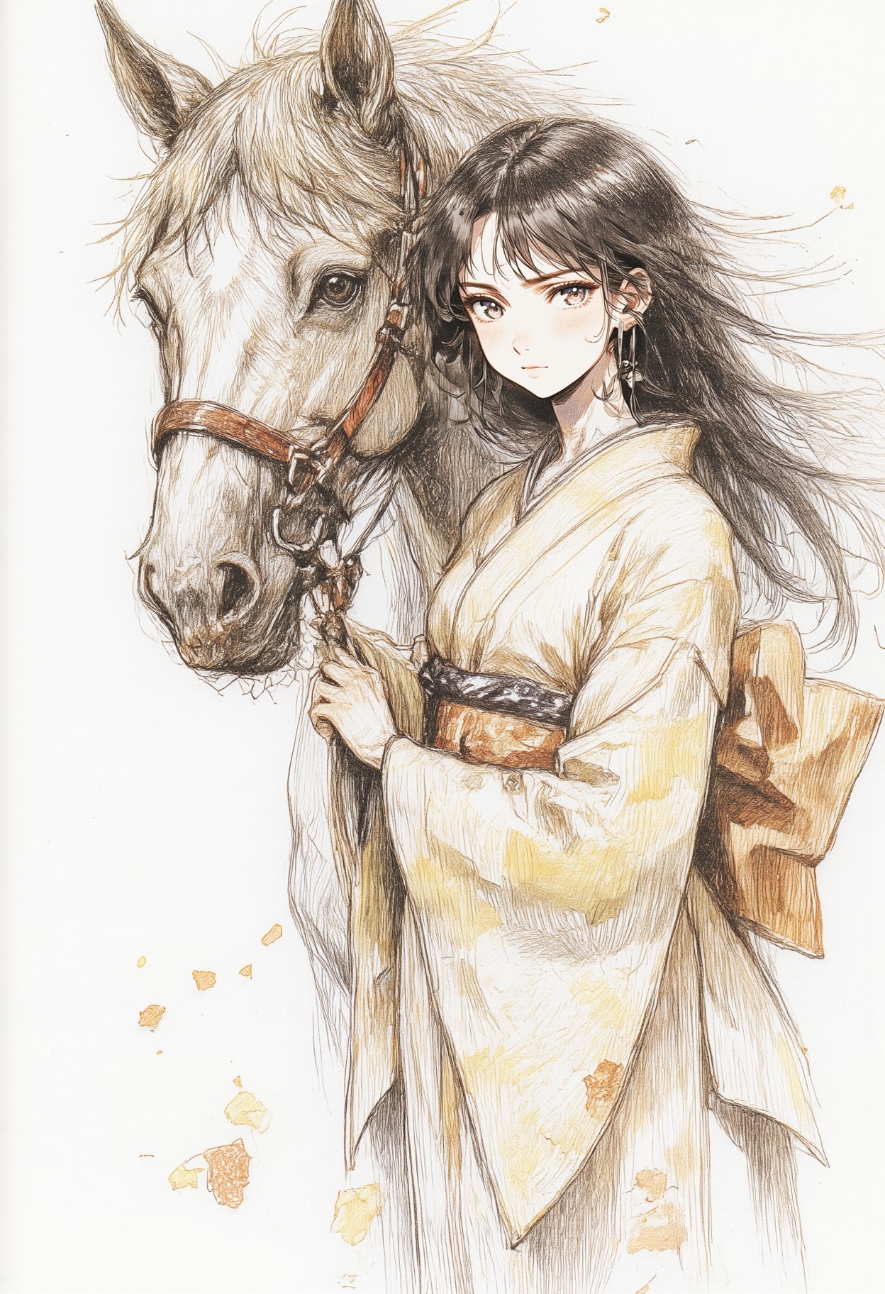 馬と少女 3 | の人気AIイラスト・グラビア