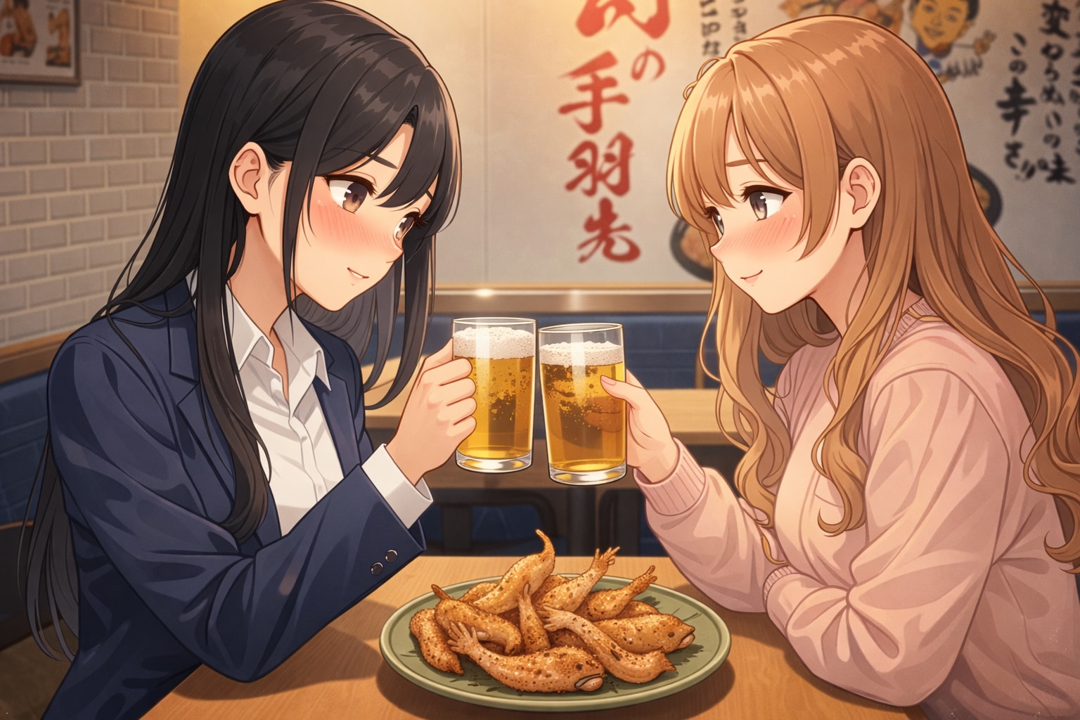 居酒屋で（手羽先の日）