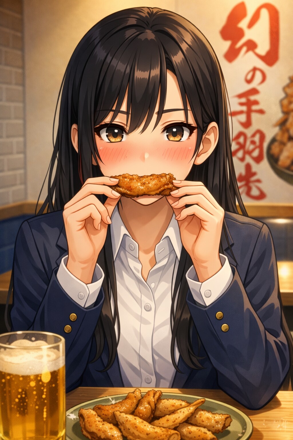 居酒屋で（手羽先の日）