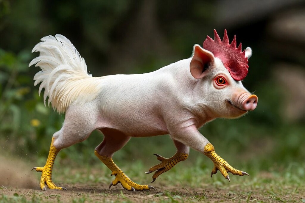 豚🐖×鶏🐓