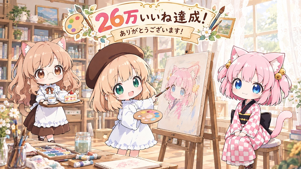 26万いいね達成！応援ありがとうございます！！