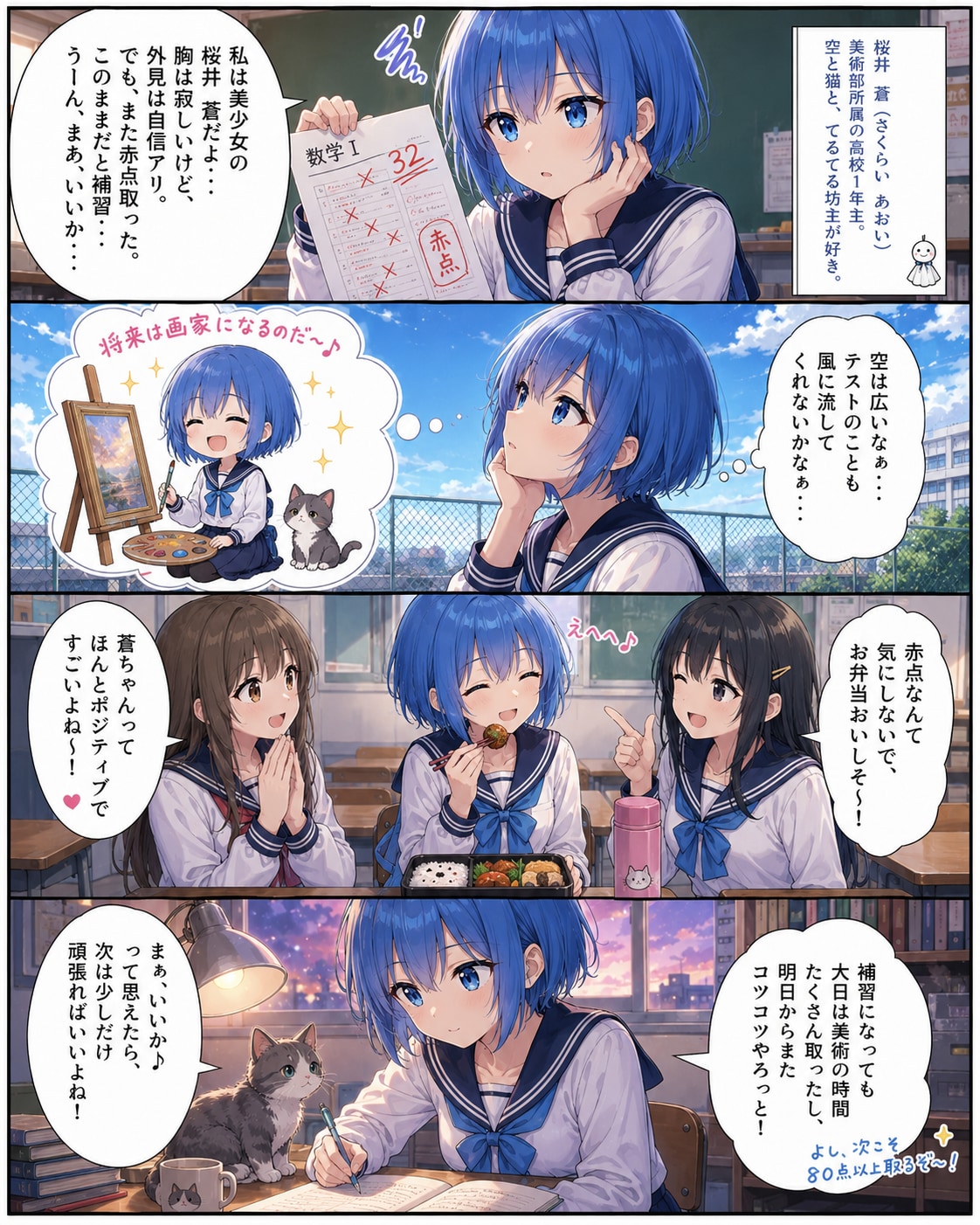 頑張れ!   蒼ちゃん!  (テスト赤点編)