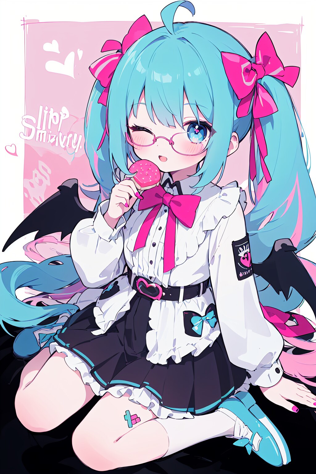 パステルカラーな女の子