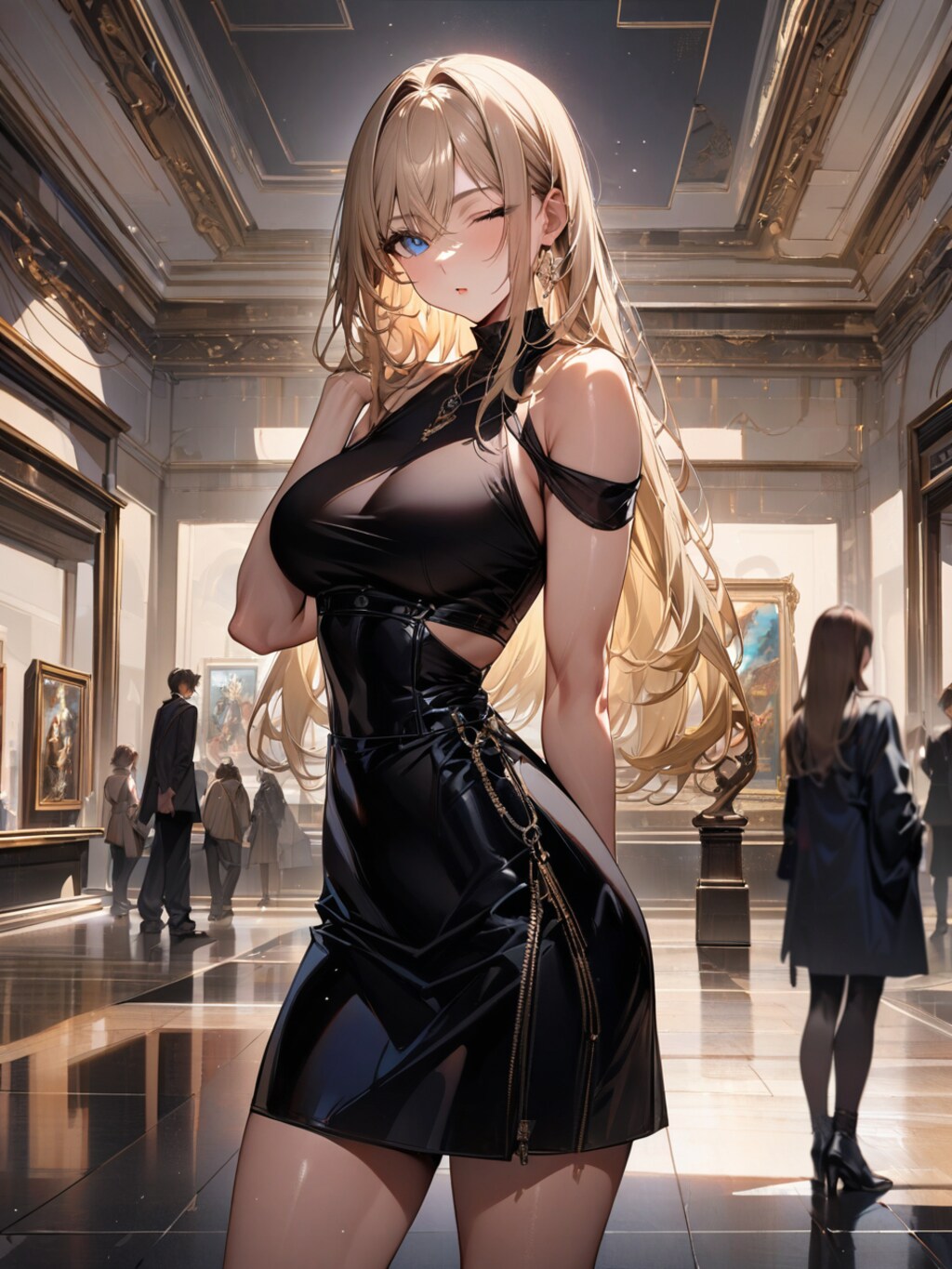 《肩だしTシャツ》Halter Shoulder T-shirt