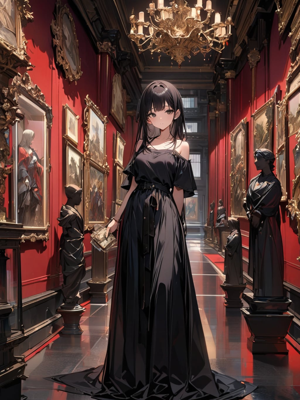 《肩だしTシャツ》Halter Shoulder T-shirt